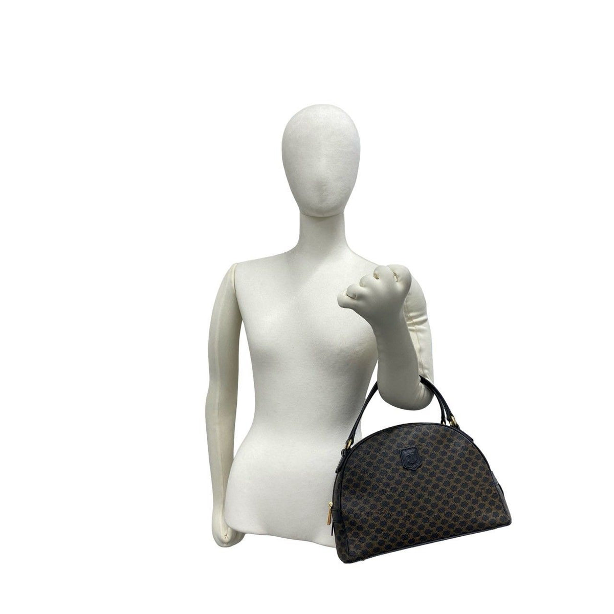 Celine Macadam Blazon PVC Leather Handbag
