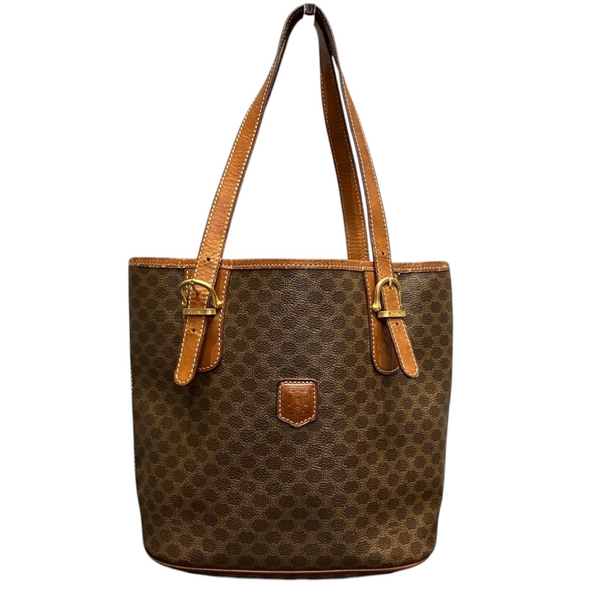 CELINE Macadam PVC Leather Tote Bag
