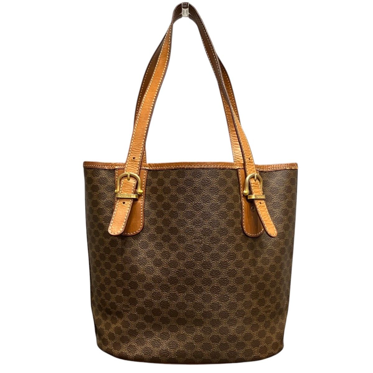 CELINE Macadam PVC Leather Tote Bag
