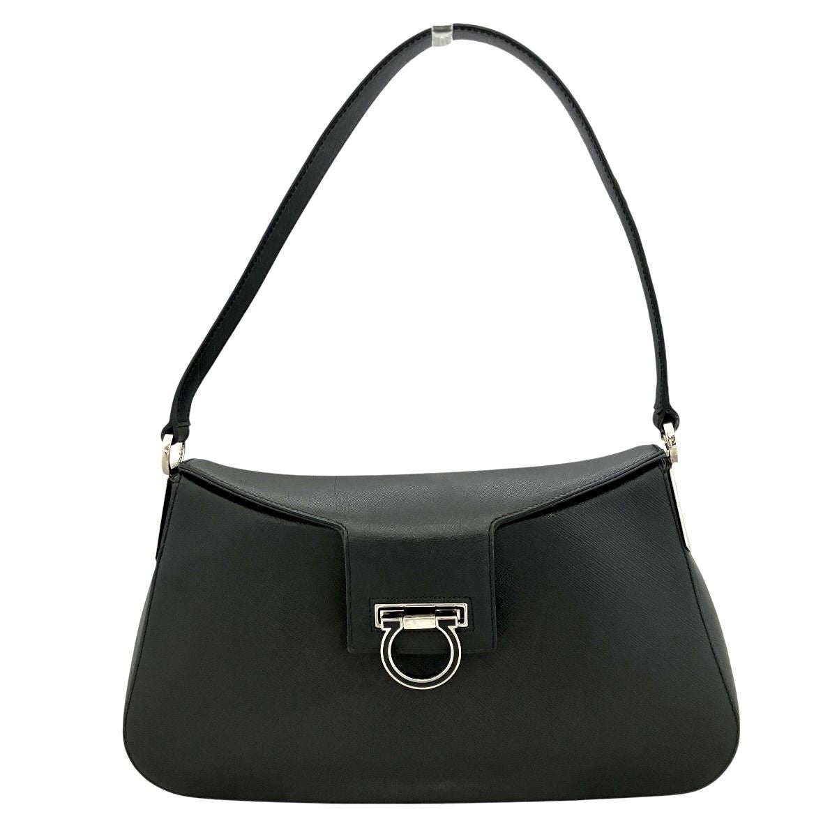 Salvatore Ferragamo Gancini Leather Handbag