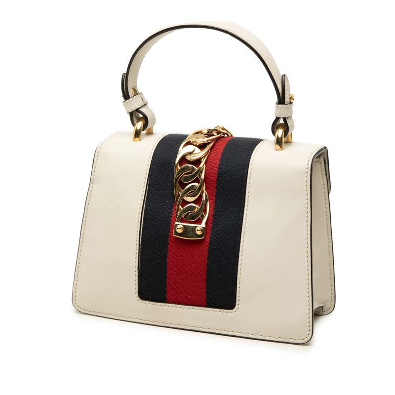 Gucci Sylvie Shearling Line Leather 2way Bag