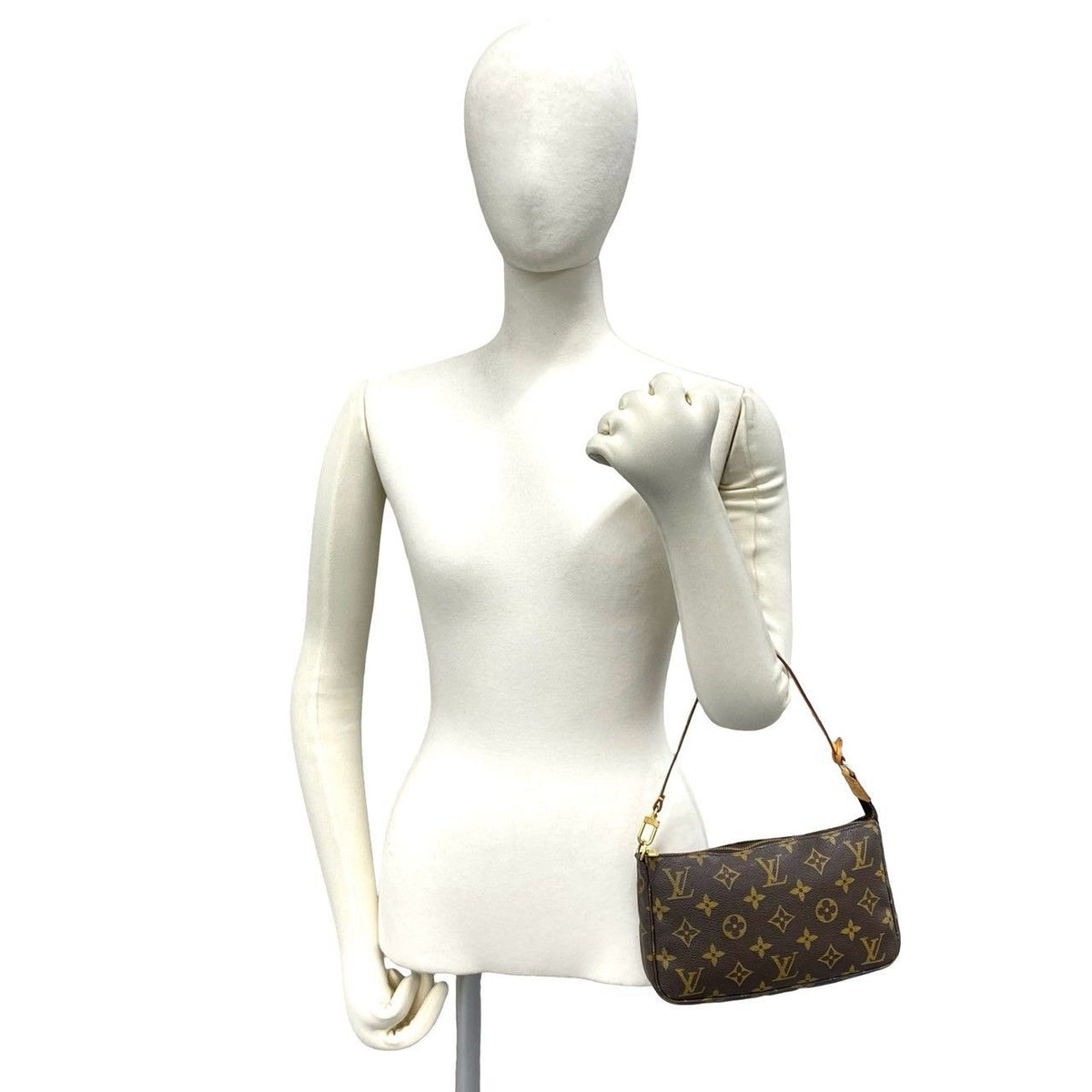 Louis Vuitton Pochette Accessoires Monogram Leather Handbag