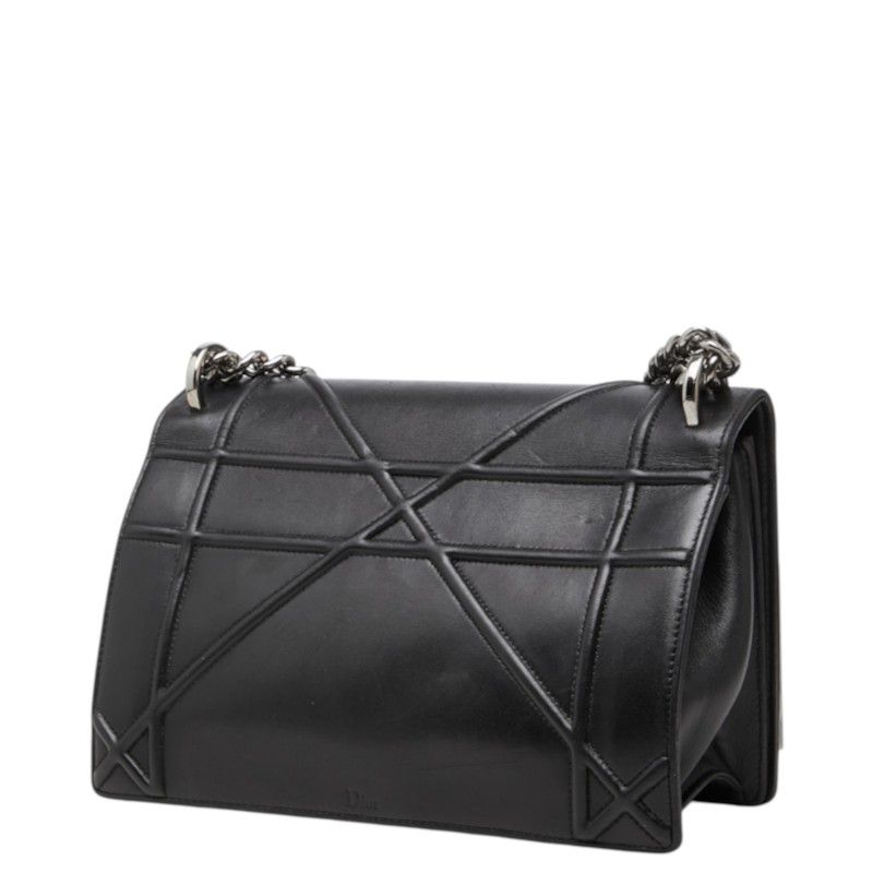 Dior DIORAMA Leather Chain Shoulder Bag