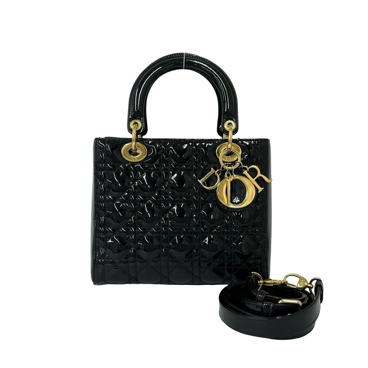 Christian Dior Lady Dior Leather 2way Bag