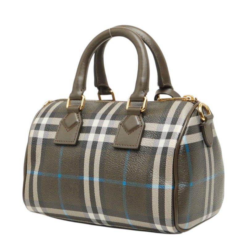 Burberry Mini Bowling PVC Leather 2way Bag