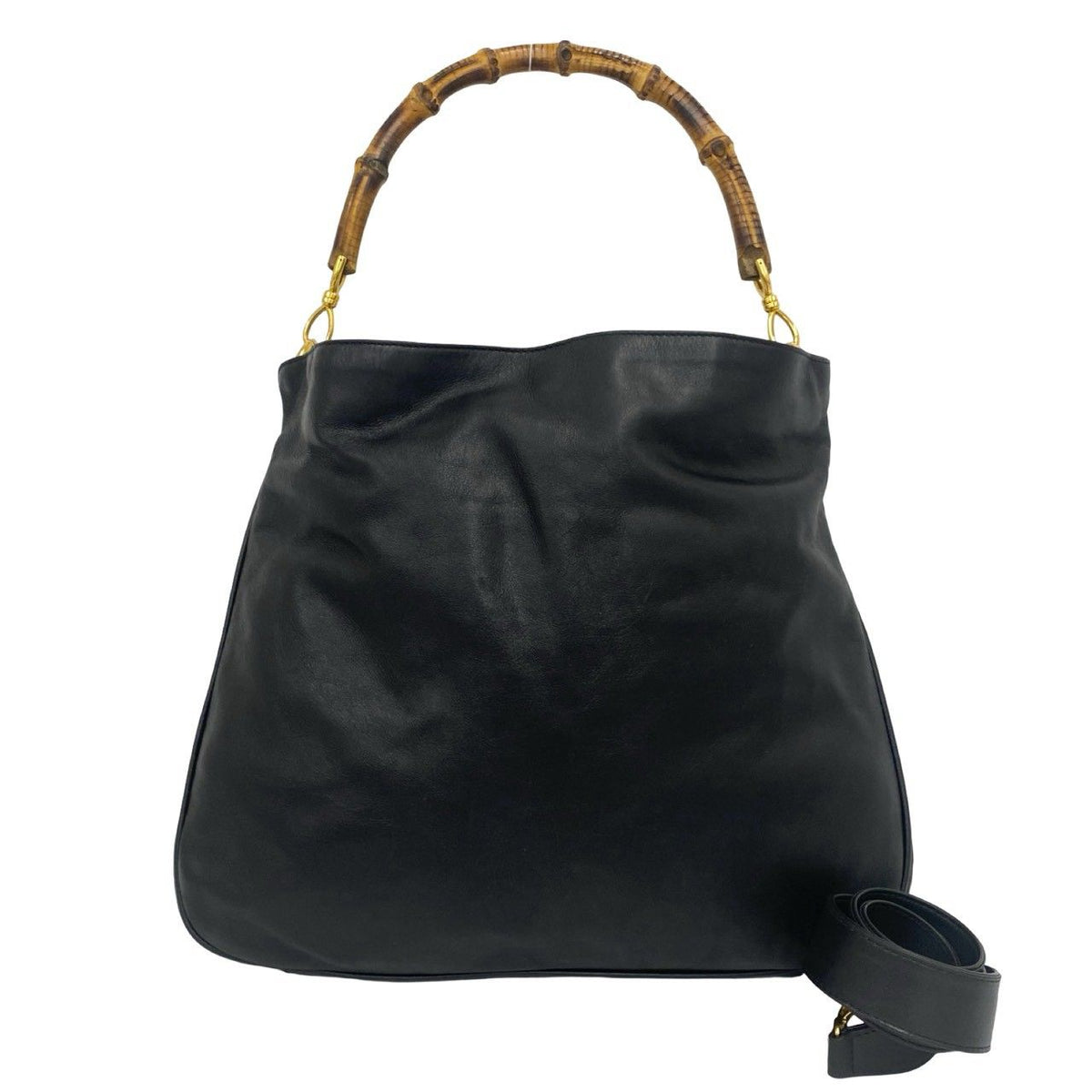 Gucci Bamboo Leather 2way Bag