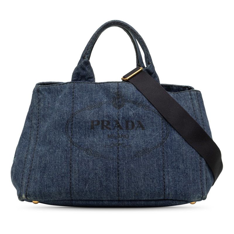 Prada Canapa Denim 2way Bag