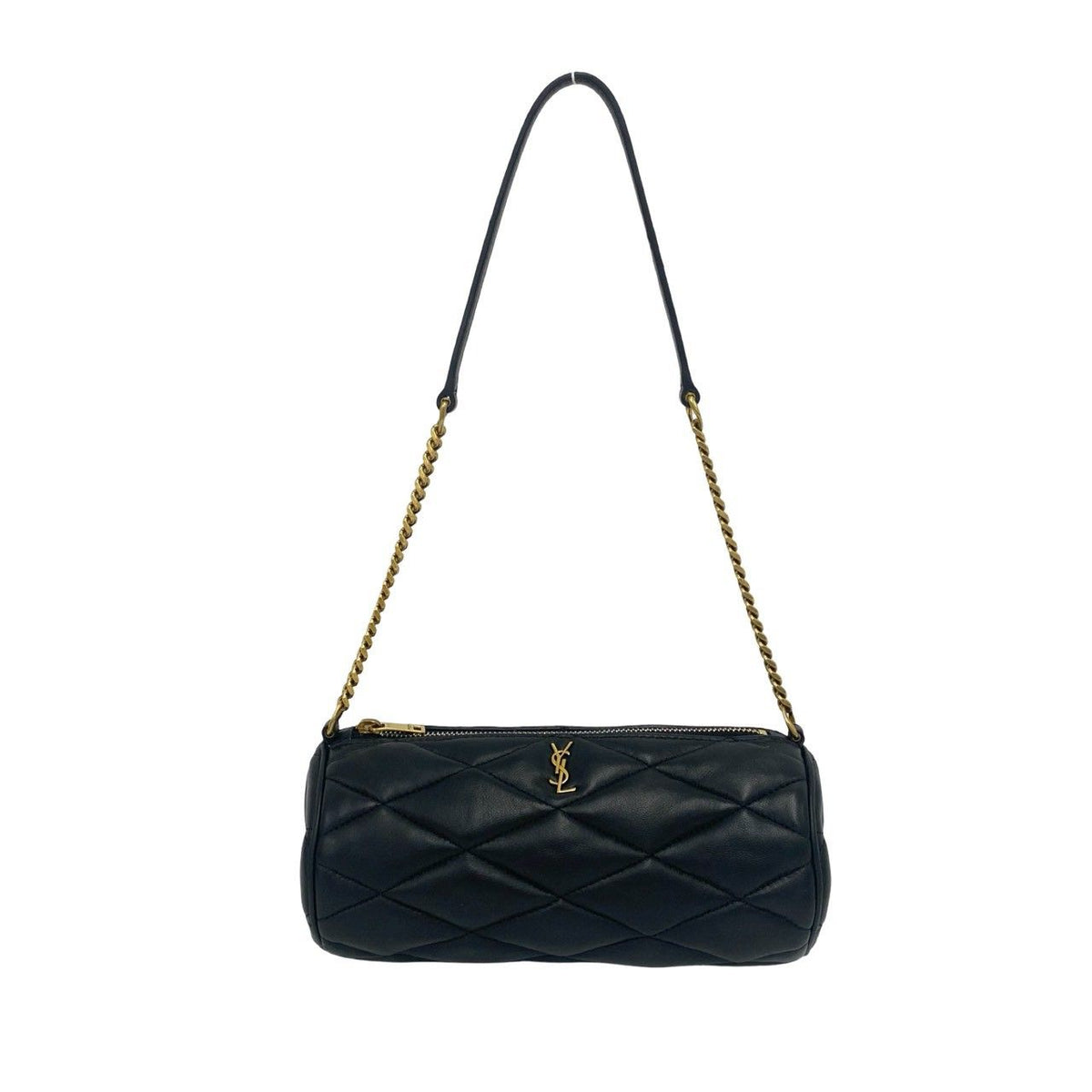 Saint Laurent Paris Sad Mini Tube Lambskin Shoulder Bag