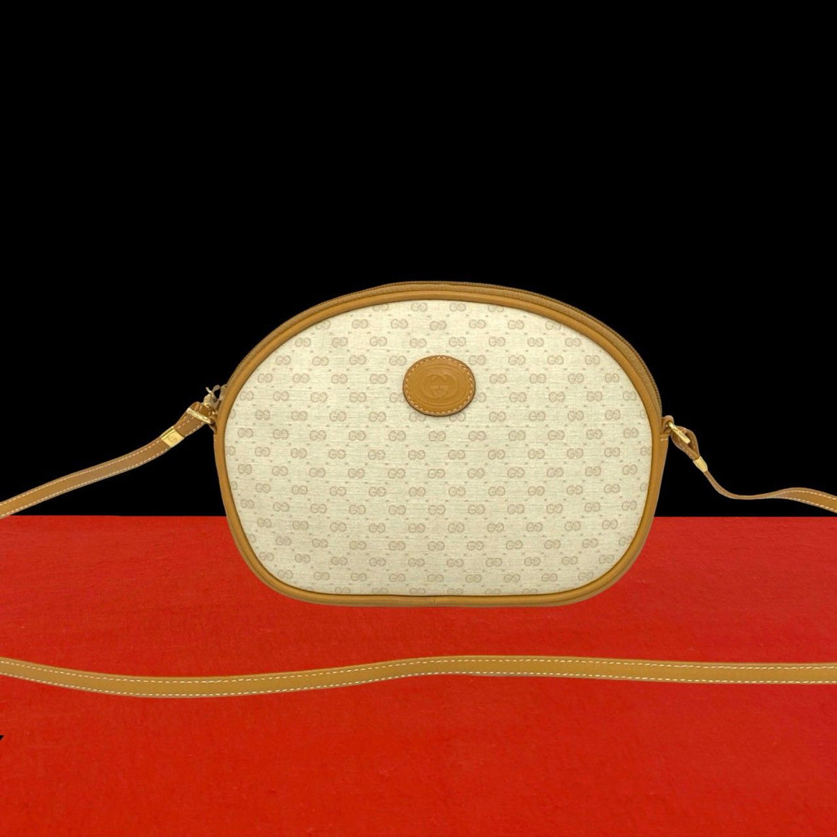 Gucci Micro GG Leather Mini Shoulder Bag