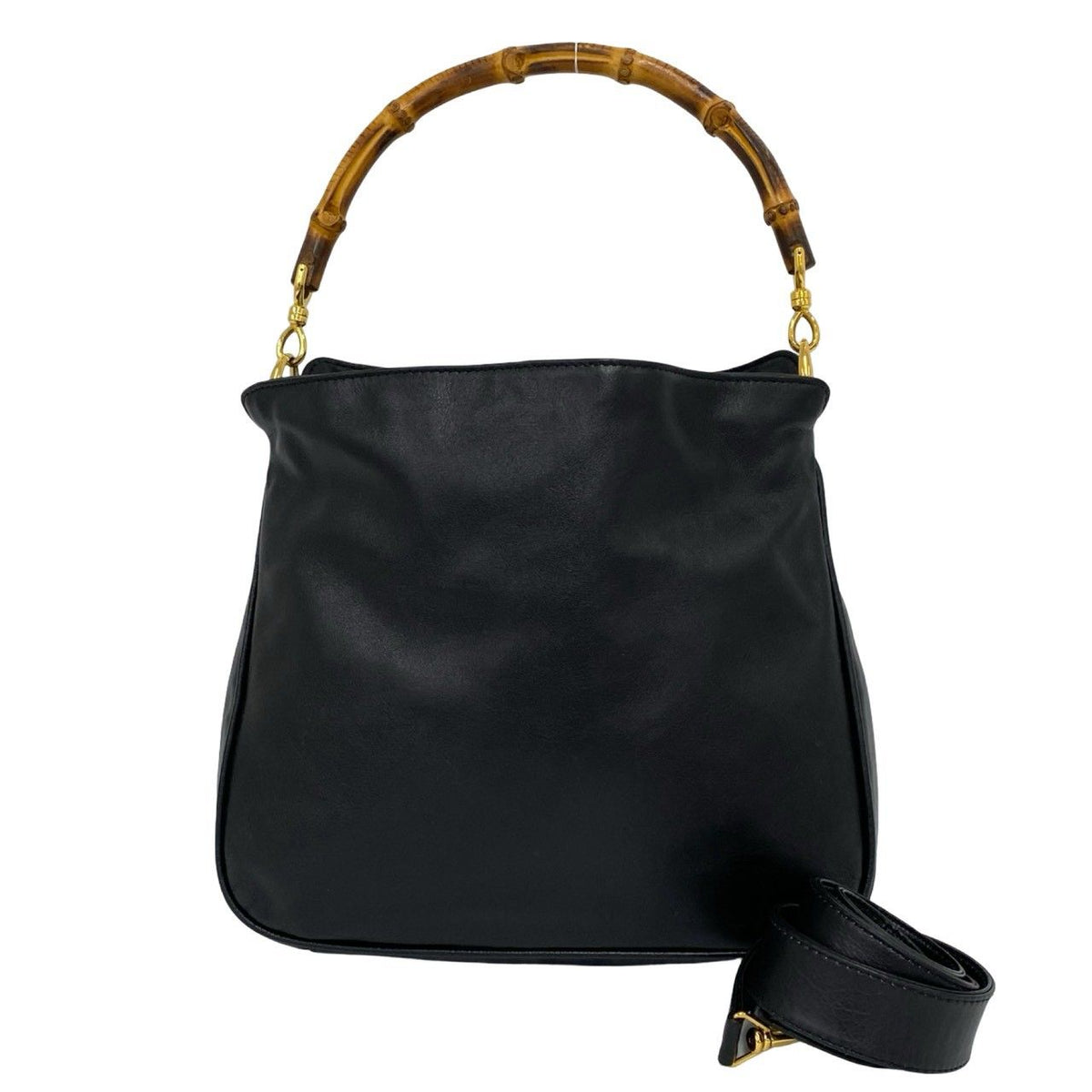 Gucci Bamboo Leather 2way Bag