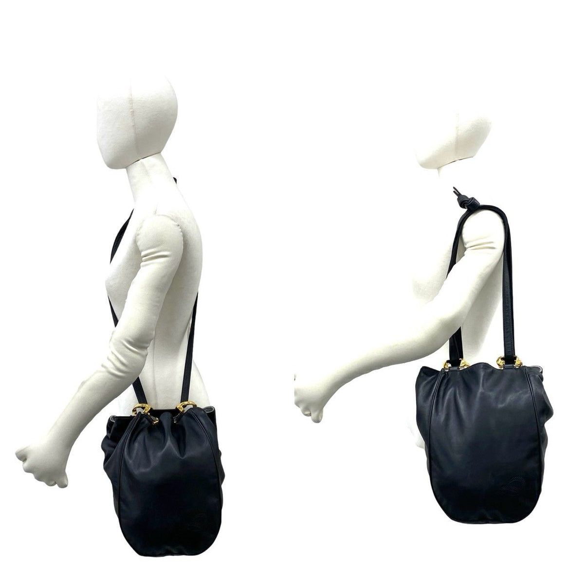 Loewe Anagram Nappa Leather Shoulder Bag