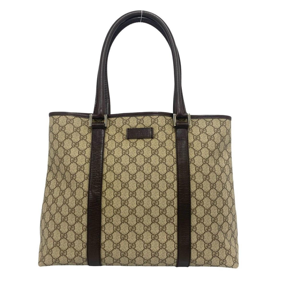 Gucci GG Supreme Leather Tote Bag