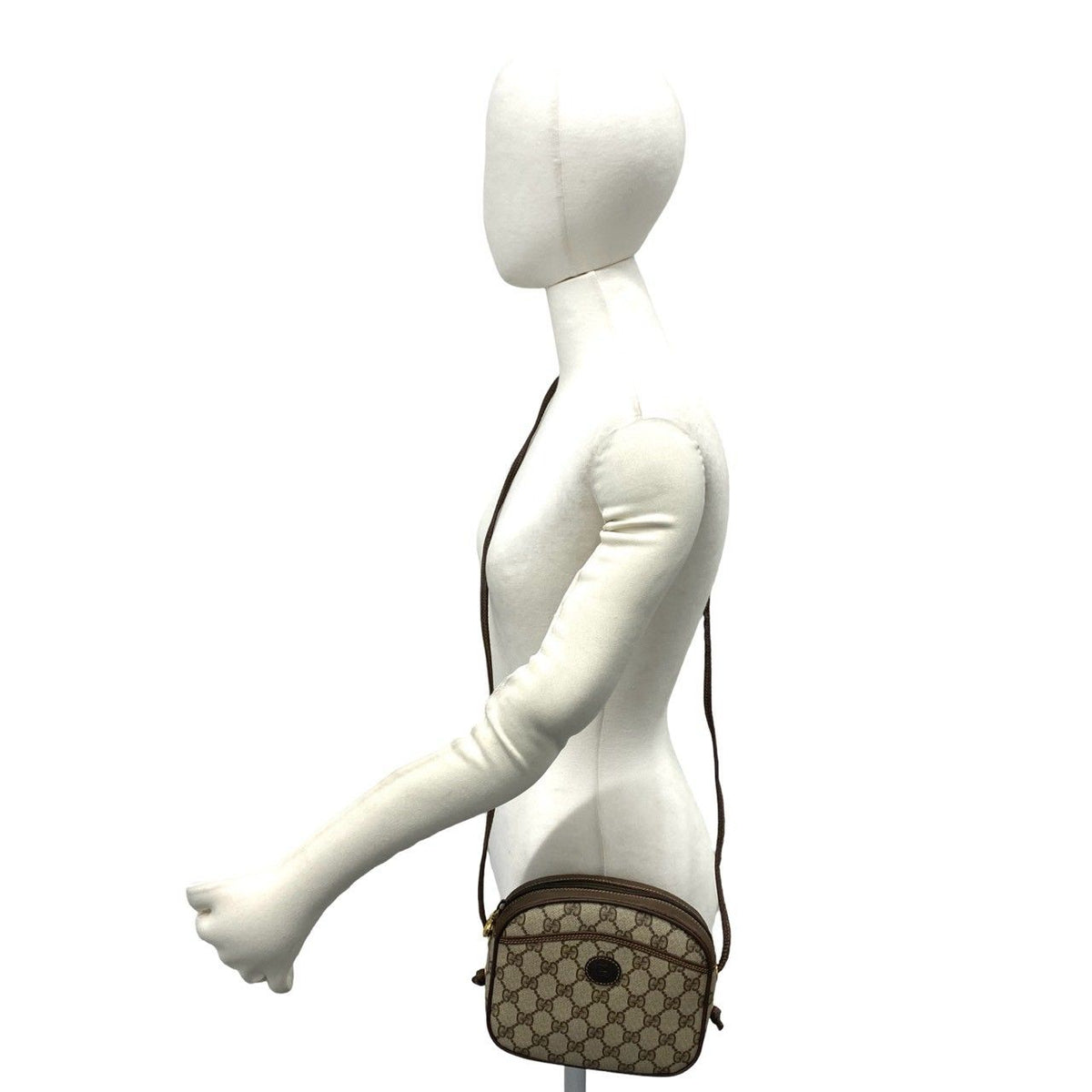 Gucci GG Pattern Leather PVC Mini Shoulder Bag