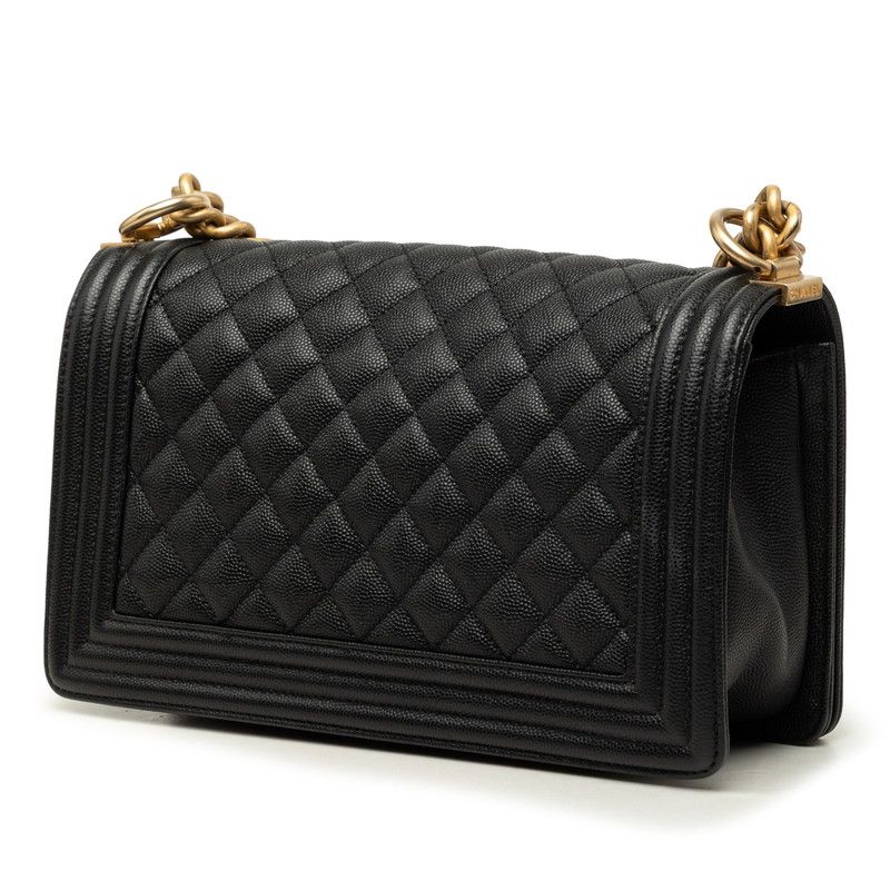 Chanel Boy Chanel Matelasse Caviar Shoulder Bag