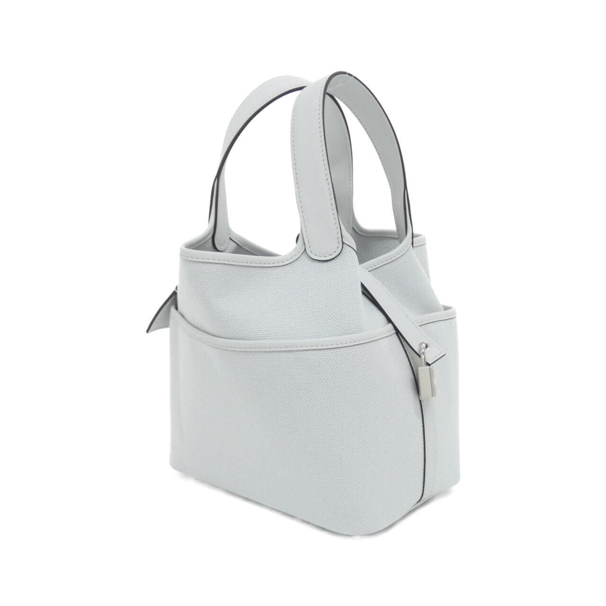Hermes Picotin Lock Pocket PM Toile Goeland Swift Bag