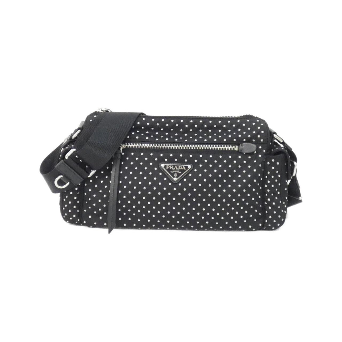 Prada Vela Borchie Shoulder Bag