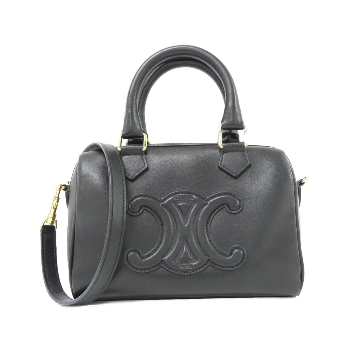 Celine Small Boston Cuir Triomphe Calf Boston Bag