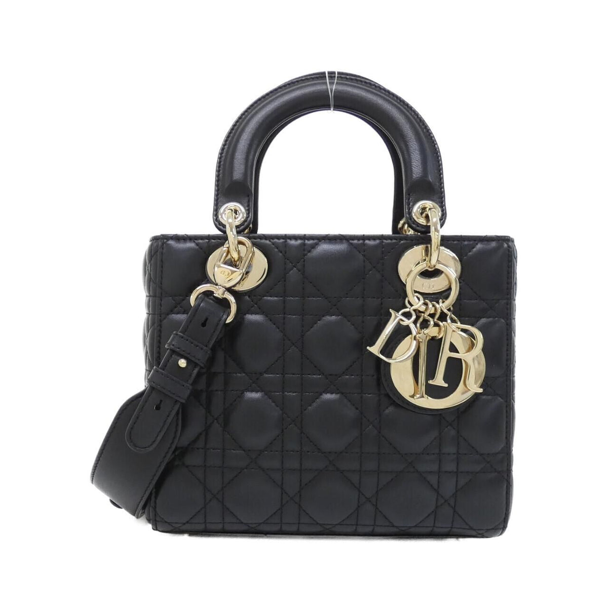 Christian Dior MY ABCDIOR Lady Dior Small Lambskin Shoulder Bag