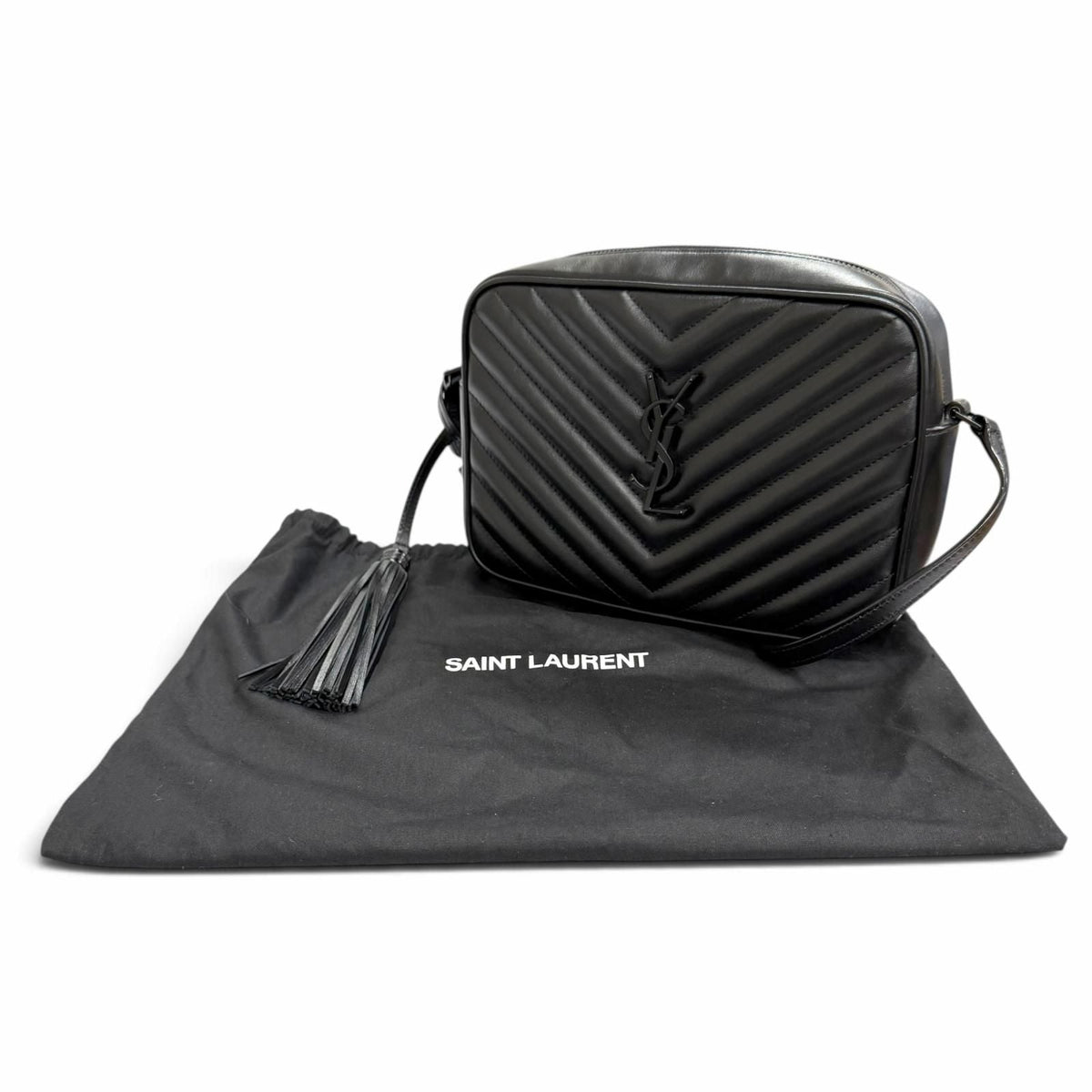 Saint Laurent Paris Roux Camera Bag Leather Shoulder Bag