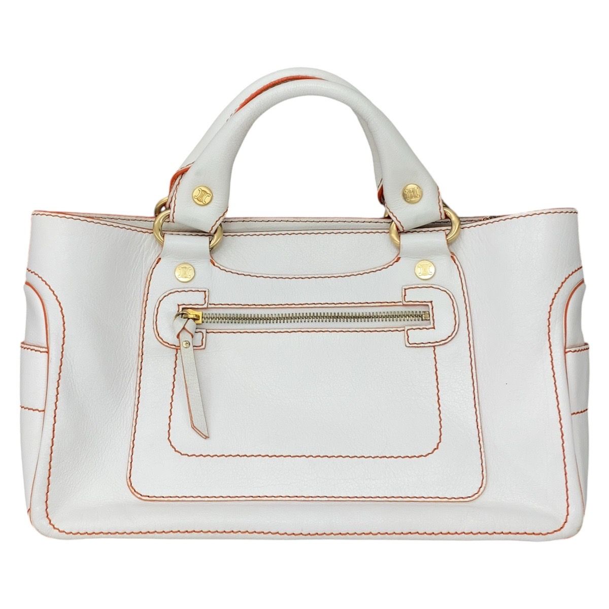 Celine Boogie Bag Leather Tote Bag