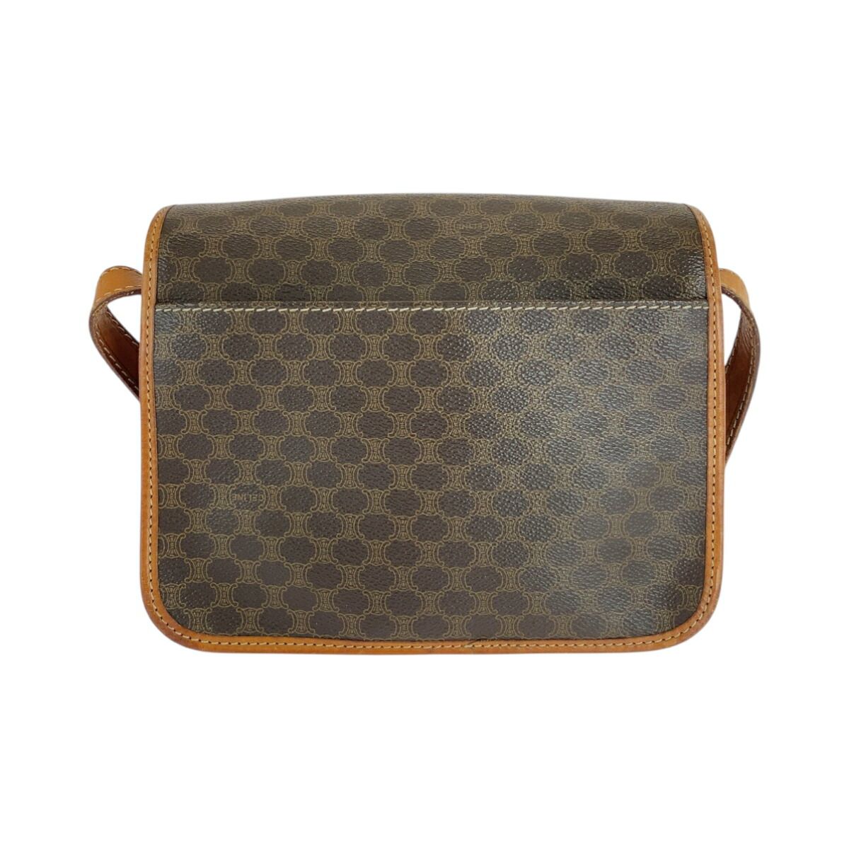 Celine Macadam Circle Logo PVC Shoulder Bag