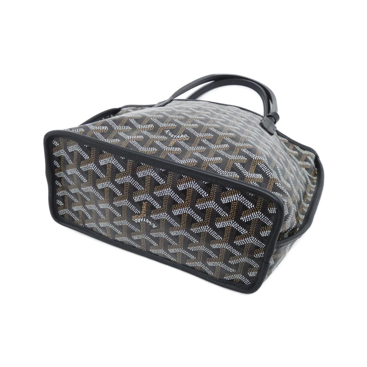 Goyard Anjou Mini Coated Canvas Leather Bag