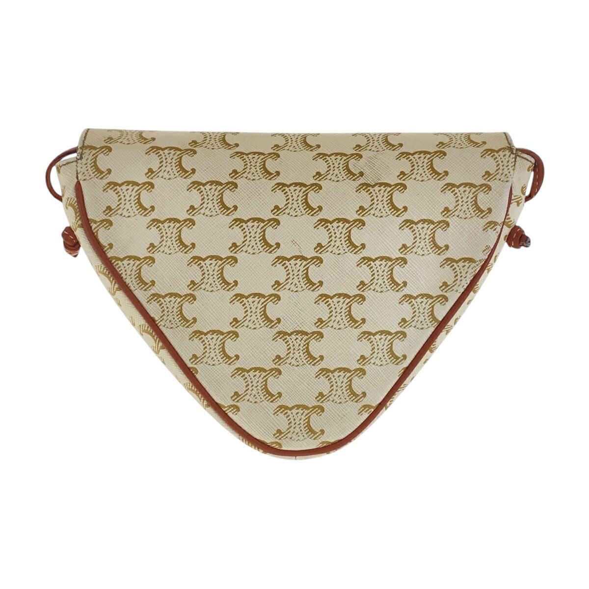 Celine Triomphe Triangle PVC Shoulder Bag
