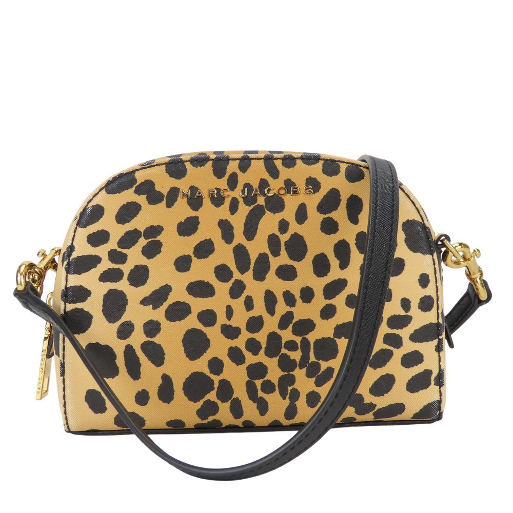 MARC JACOBS Leopard Leather Shoulder Bag