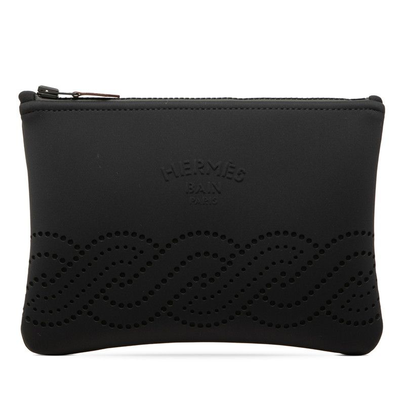 Hermes Neoban Torsade Marine PM Nylon Pouch