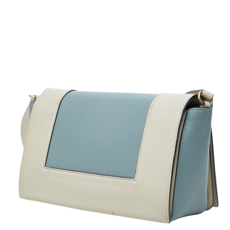 CELINE Frame Medium Leather Shoulder Bag