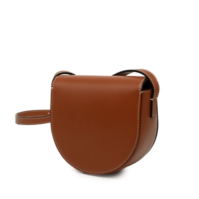 CELINE Triomphe Mini Buzas Cuir Leather Shoulder Bag