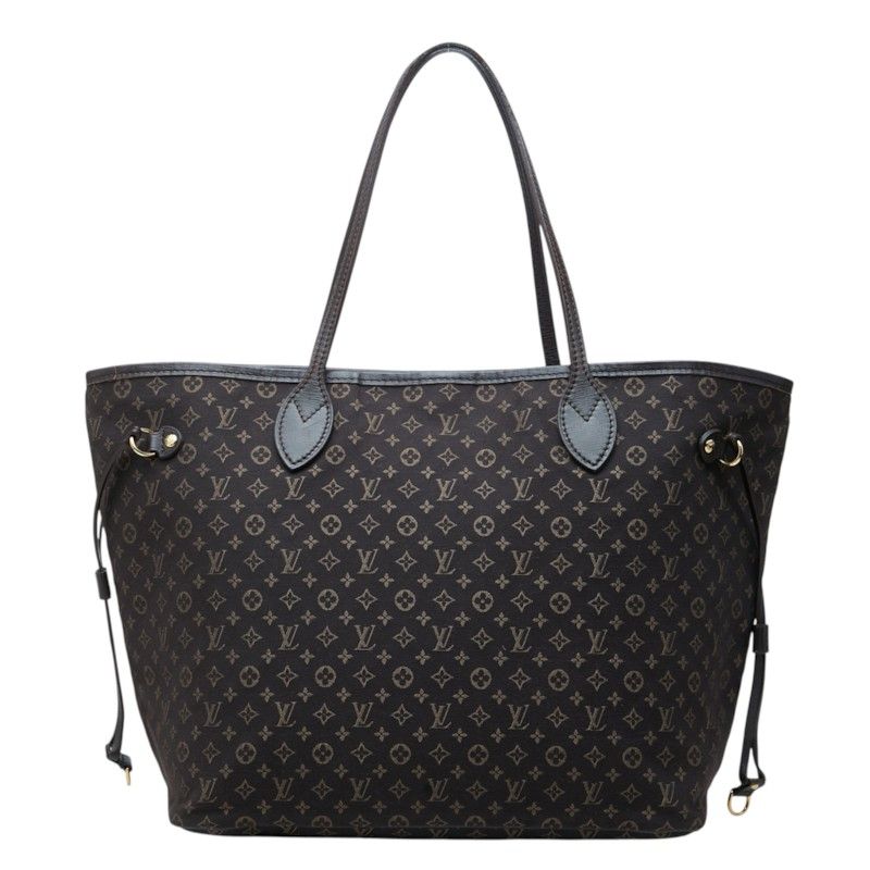 Louis Vuitton Monogram Idylle Neverfull MM Canvas Leather Tote Bag