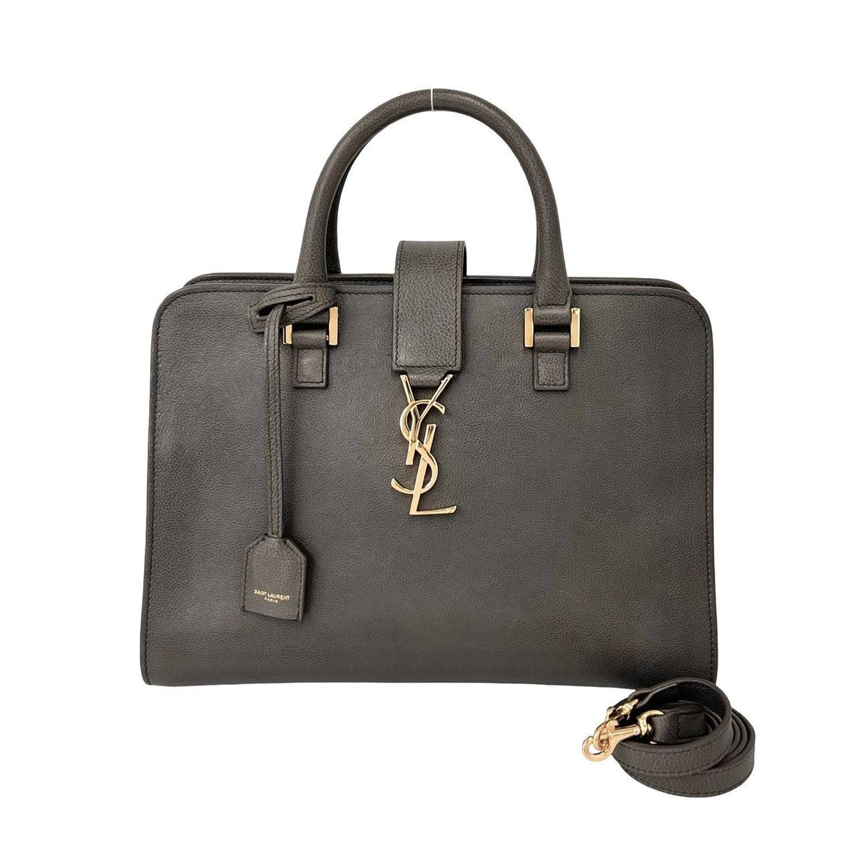 Yves Saint Laurent Baby Cabas Leather 2way Bag