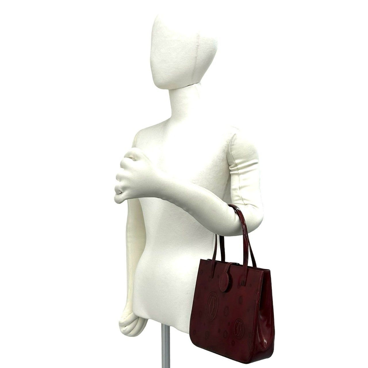 Cartier Happy Birthday Patent Leather Handbag