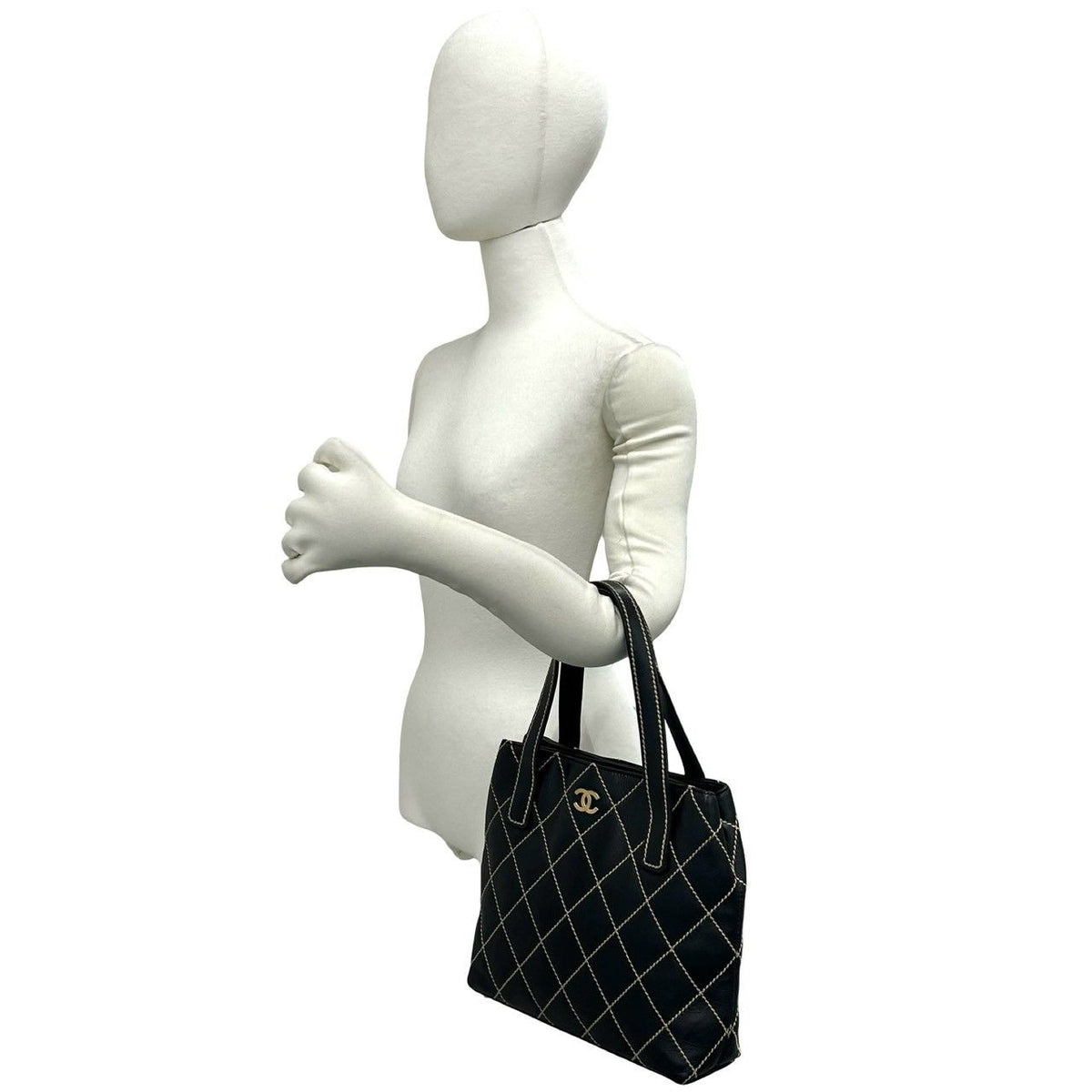 Chanel Wild Stitch Leather Handbag