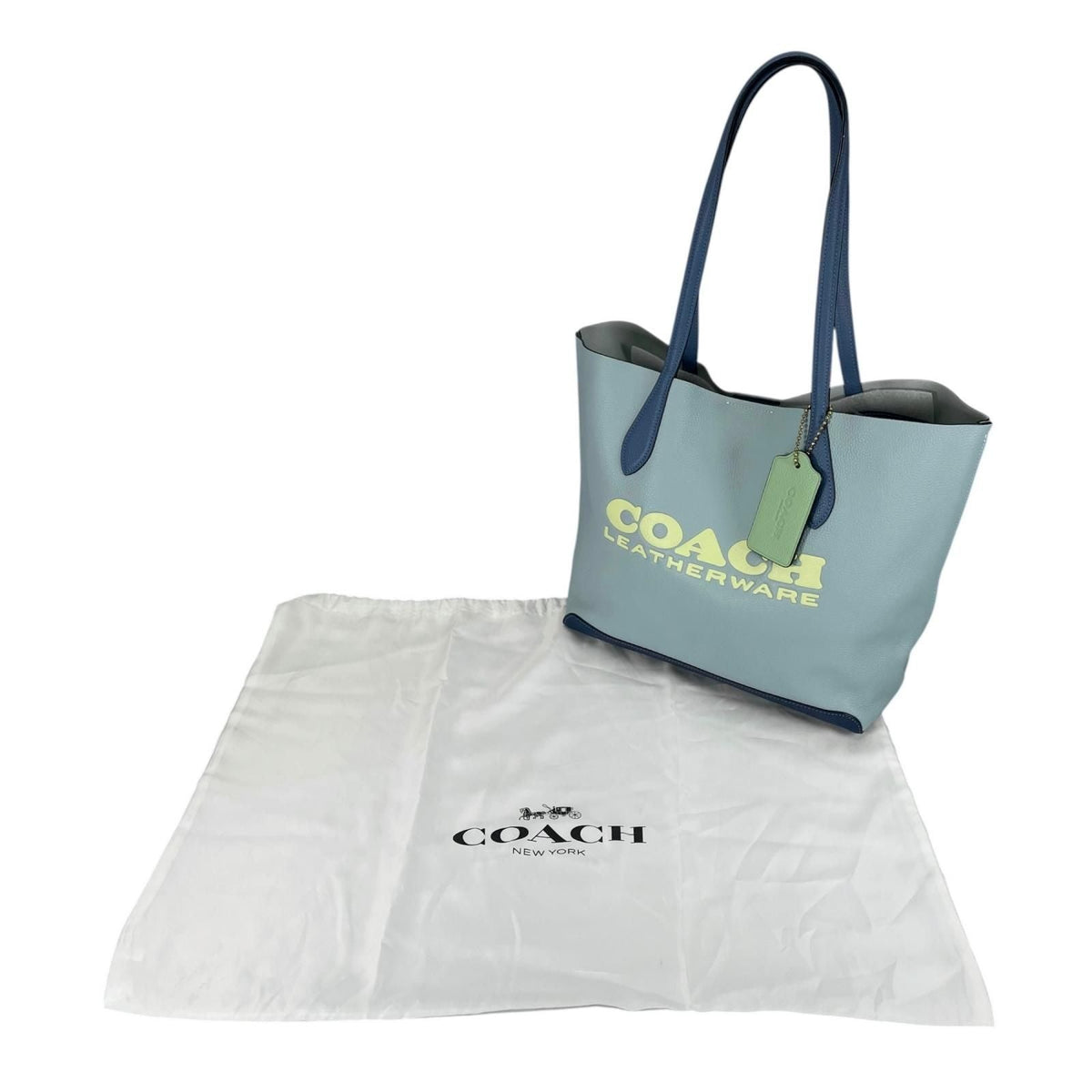 COACH Kia Tote Leather Tote Bag