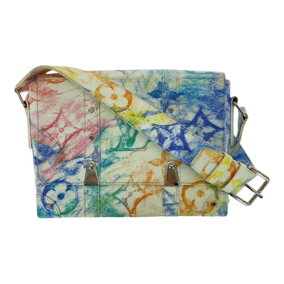Louis Vuitton Trunk Messenger PM Monogram Pastel Shoulder Bag