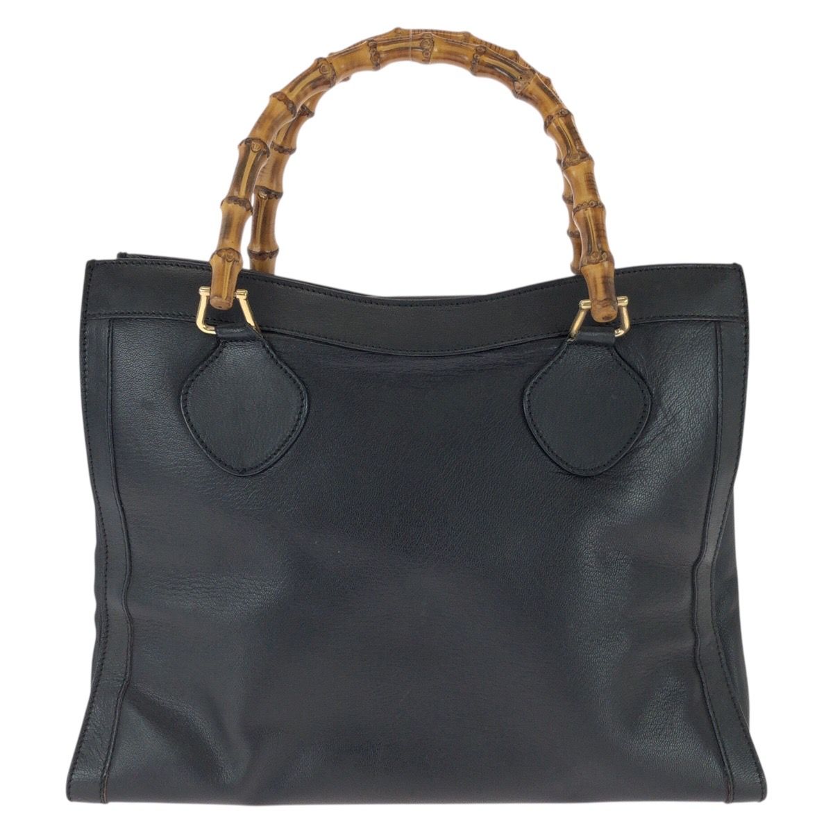 Gucci Bamboo Leather Tote Bag