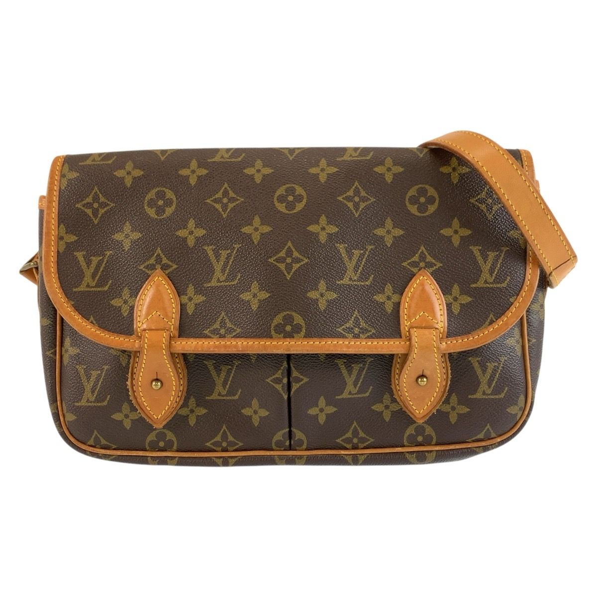 Louis Vuitton Gibeciere MM Monogram Shoulder Bag