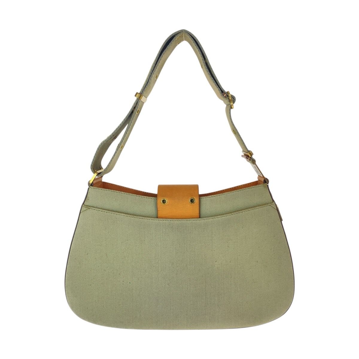 Christian Dior Street Chic Canvas Leather Shoulder Bag