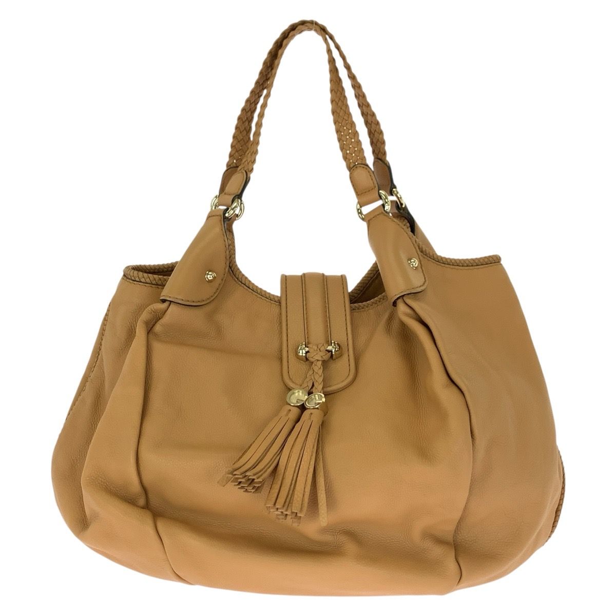 Gucci Marrakech Hobo Tassel Leather Shoulder Bag