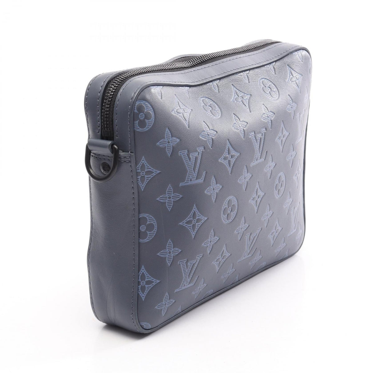 Preloved LOUIS VUITTON Duo messenger Navy Shoulder Bag M45730 2107601170373