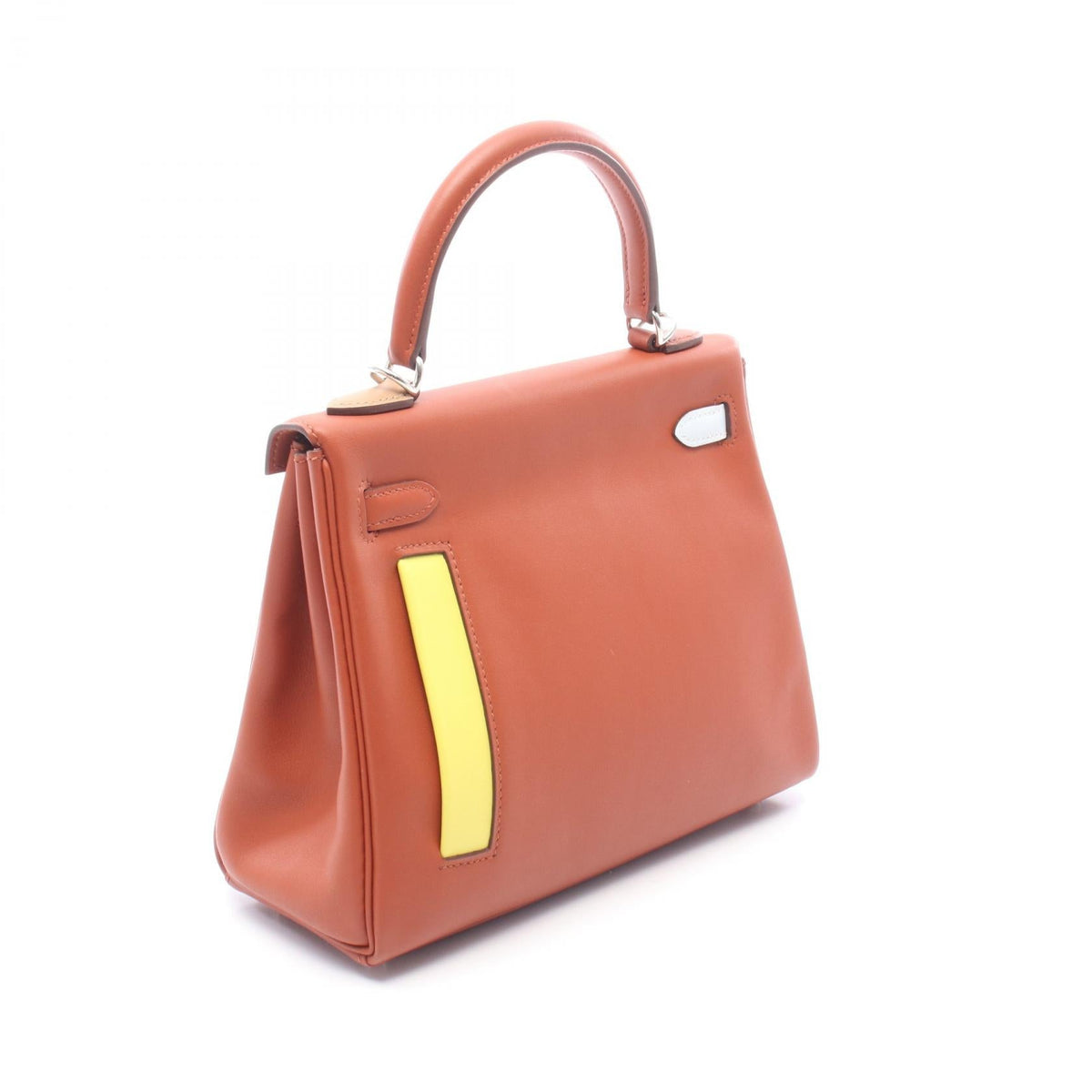 Preloved HERMES Kelly 25 Colourmatic, internal stitching, 2-way HandbagCuivre Cuivre Brown/Multicolor Vaux Swift leather leat