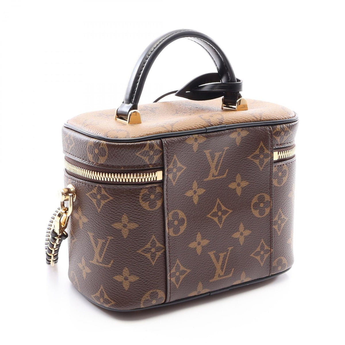 Preloved LOUIS VUITTON Vanity NV PM Brown/Black Handbag M45165 2104102547406