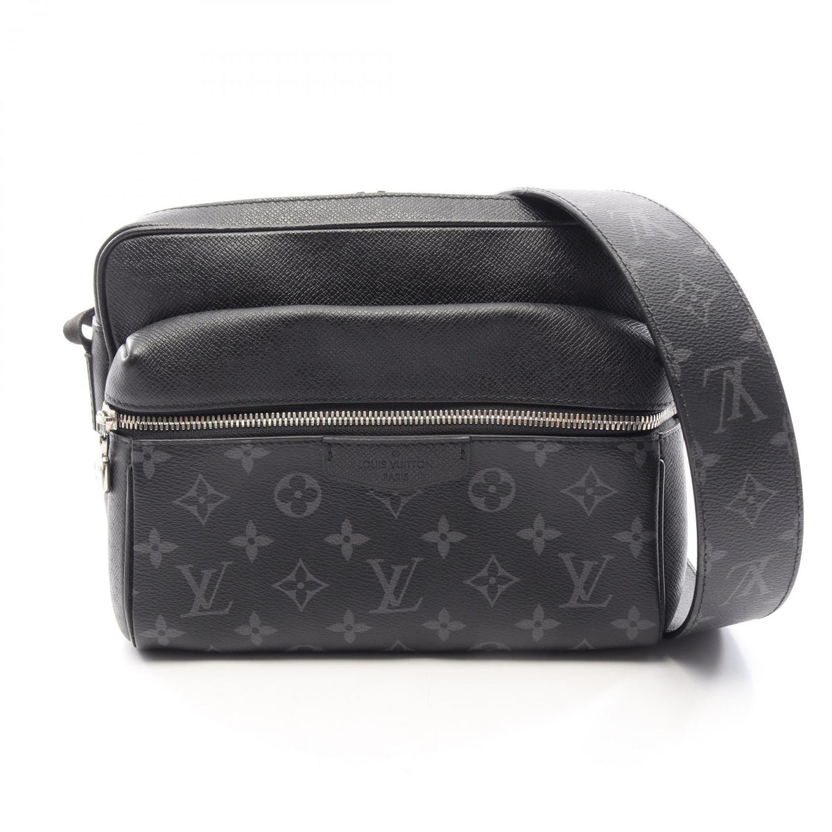 Preloved LOUIS VUITTON Outdoor Messenger PM Taigarama Black Black Shoulder Bag M30233 2101220298593
