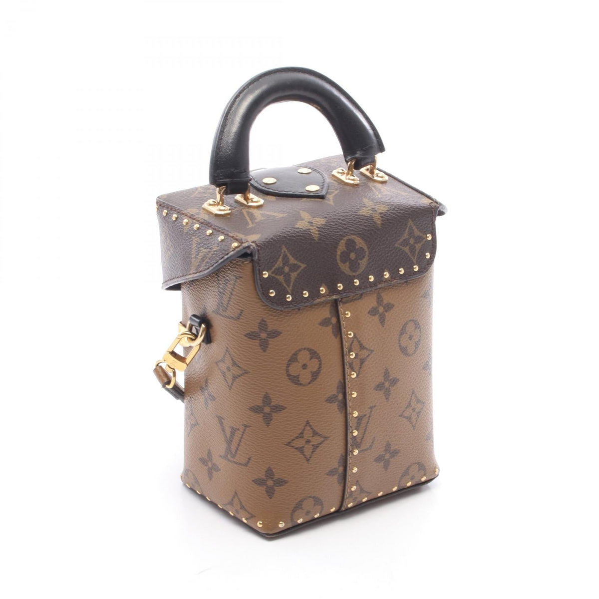 Preloved LOUIS VUITTON Camera Box 2WAY Brown/Black Handbag M42999 2101219759302