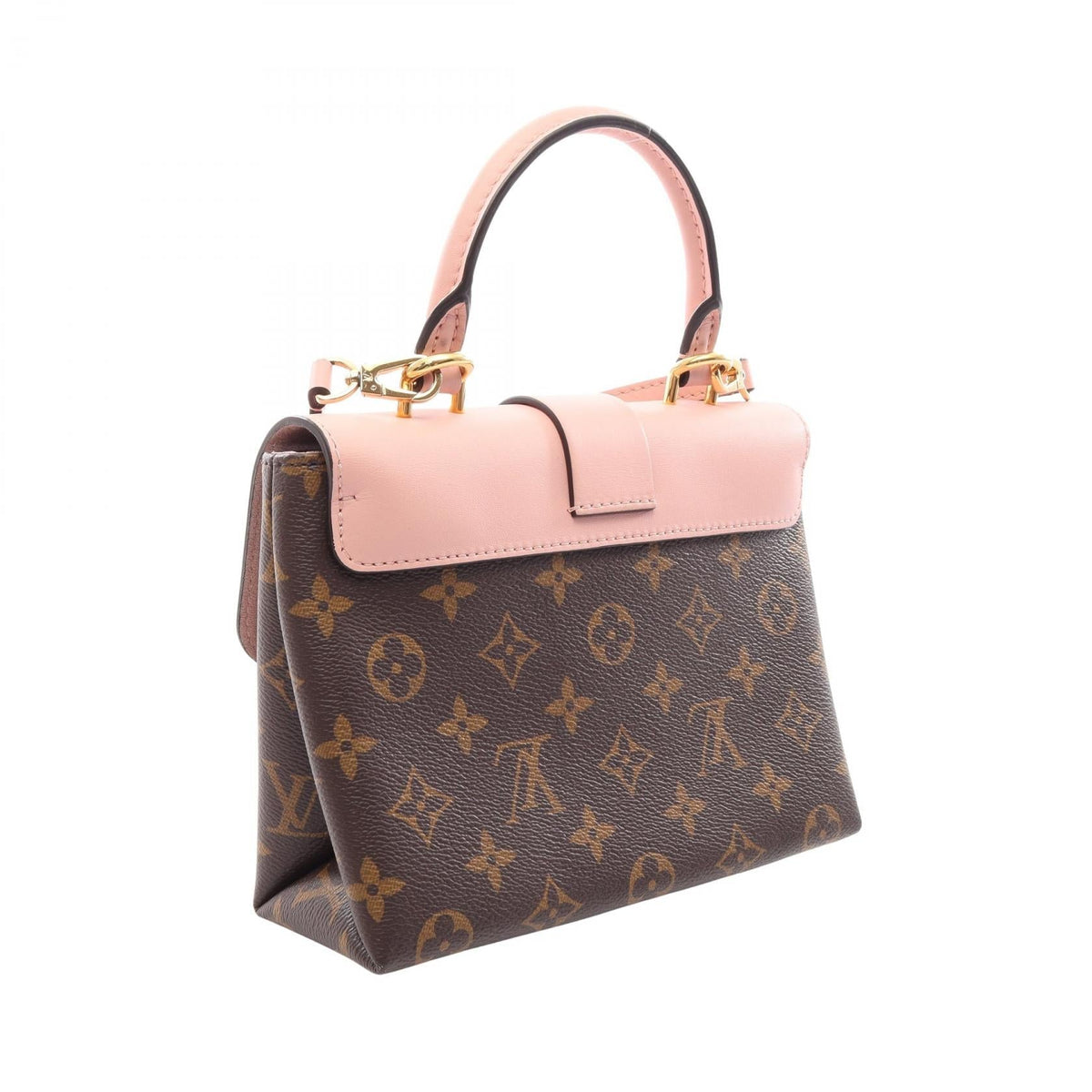 Preloved LOUIS VUITTON Rocky BB Monogram Rose Poodle 2WAY Brown/Pink Handbag M44080 2101220265366
