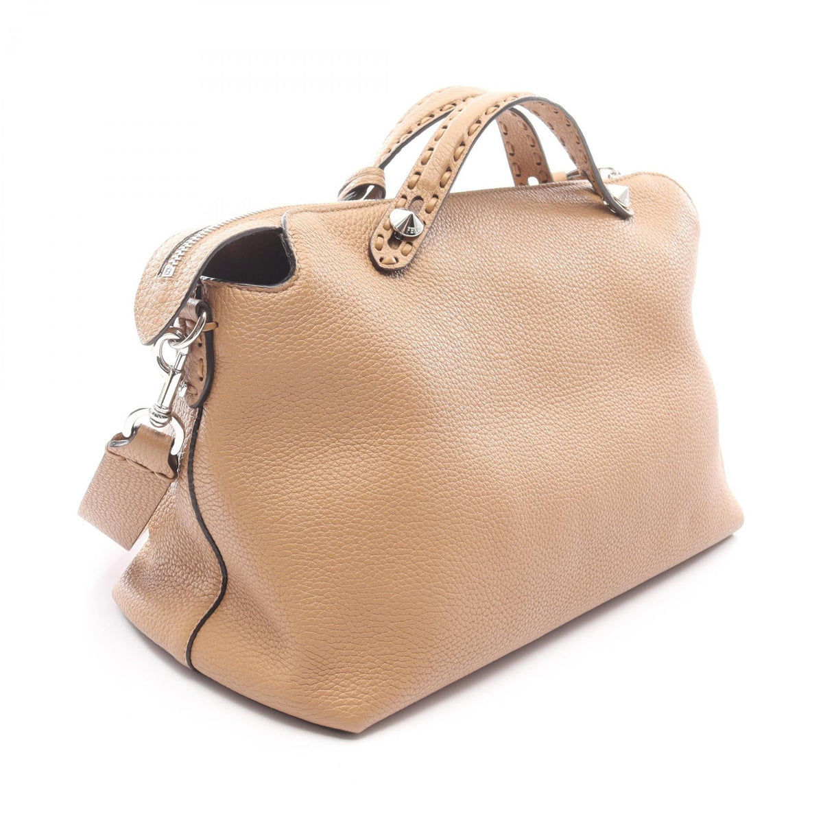 Preloved FENDI By the Way Selleria Large Handbag Brown leather 8BL156ASU2F0EMR 2104102479042