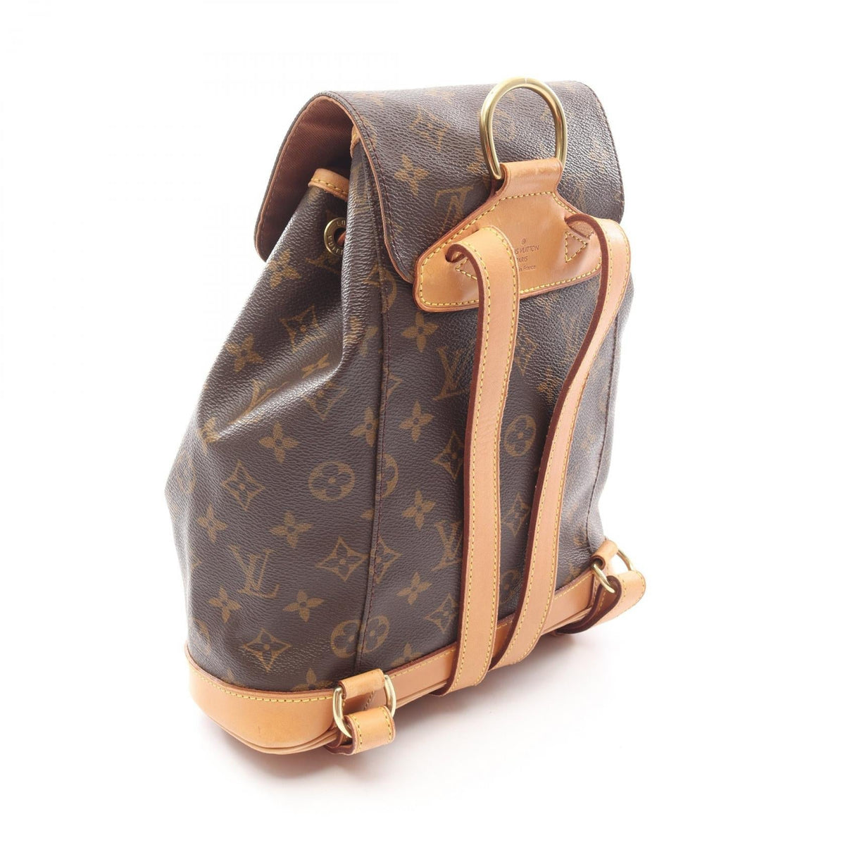 Preloved LOUIS VUITTON MontsourisMM Monogram Brown Rucksack Backpack M51136 2101219372068