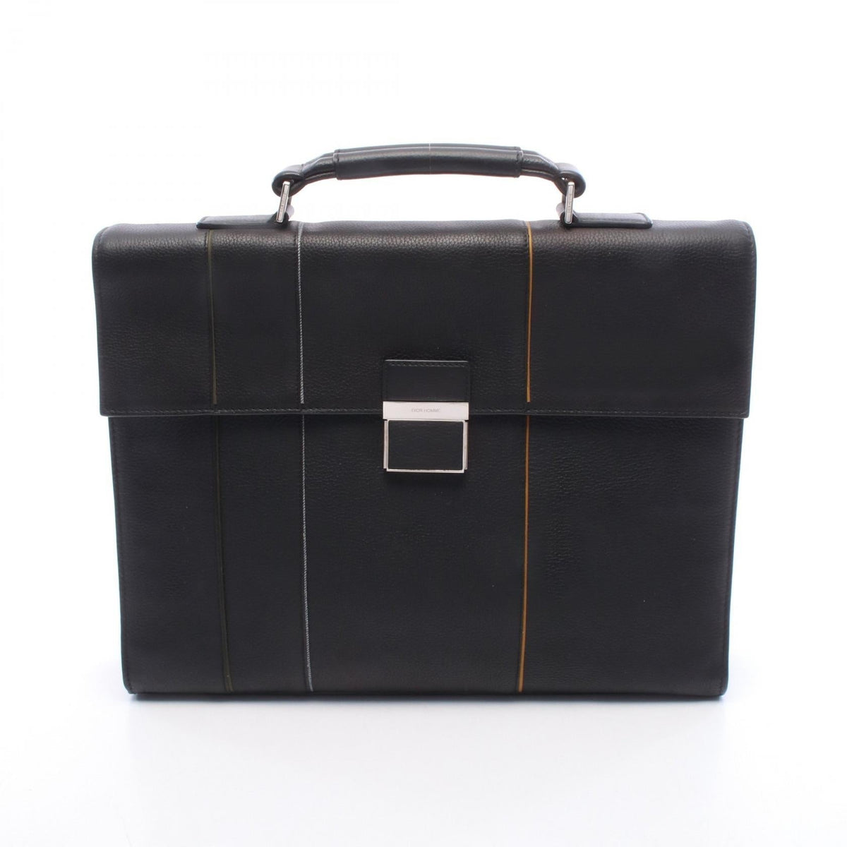 Preloved Christian Dior Briefcase Black leather 2101220263812